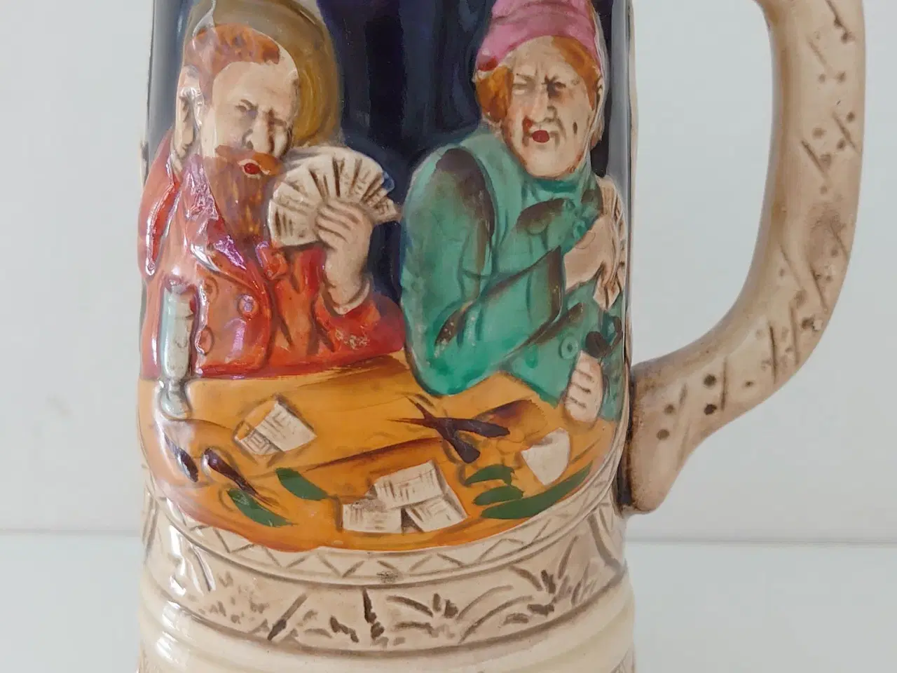 Billede 1 - Vintage tysk musikspillende ølkrus i keramik.