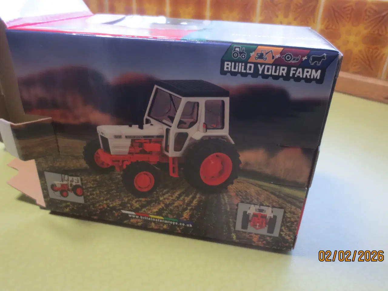Billede 3 - 1 stk Ny Modeltraktor David Brown 1410 4 WD