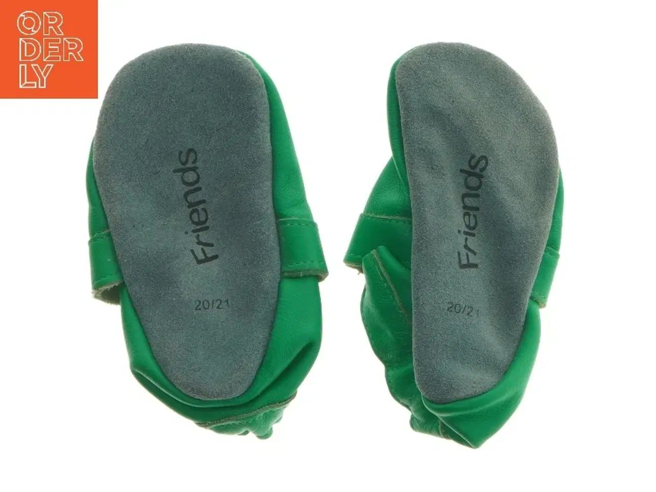 Billede 2 - Nye Grønne skindtøfler til børn fra Friends (str. 20-21 )