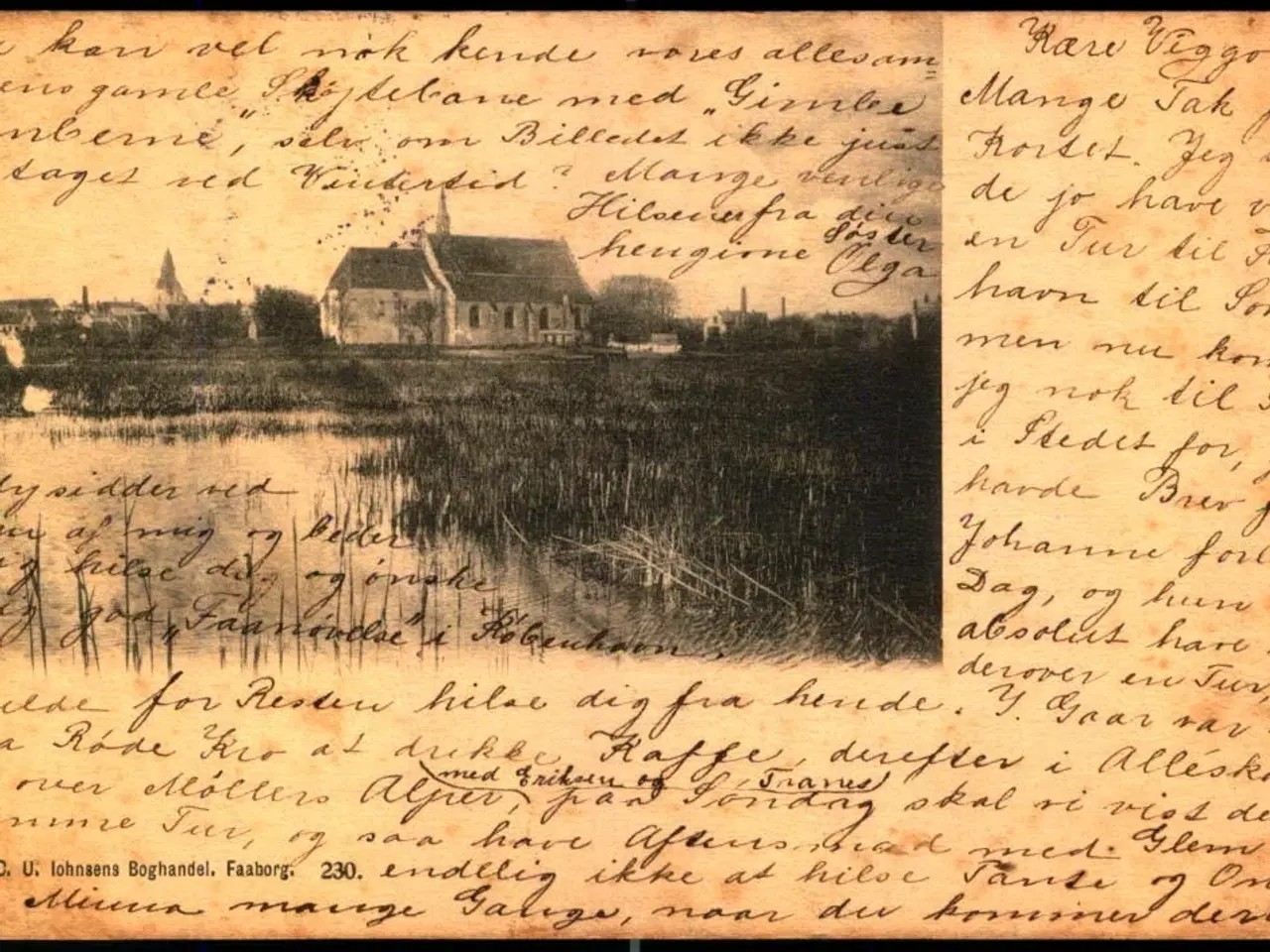 Billede 1 - "Kan du kende vores gamle Skøjtebane"  ? - C.C.U. Johnsens Bogh. 230 - Brugt