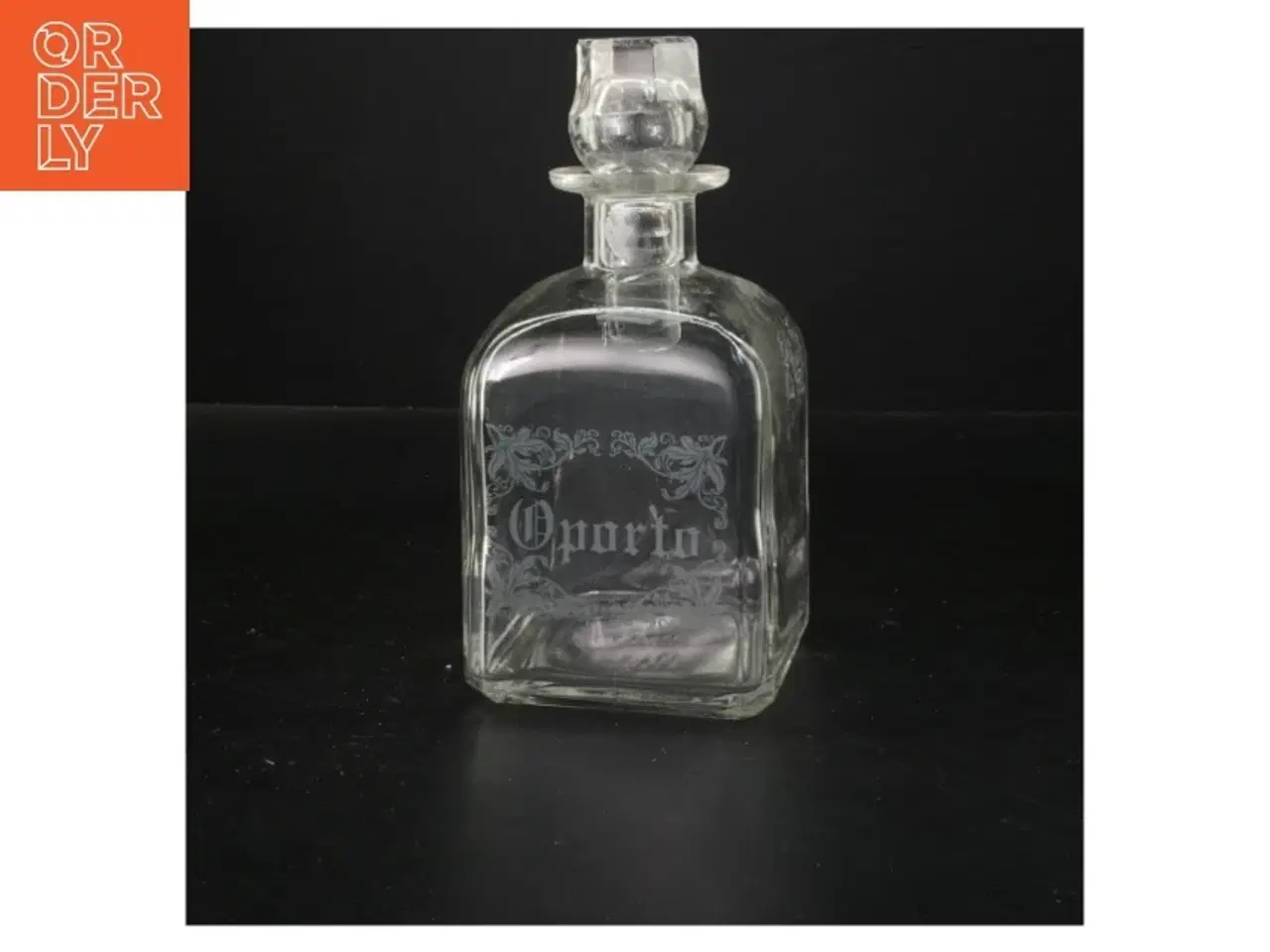 Billede 1 - Glas karaffel med prop (str. 20x9 cm)