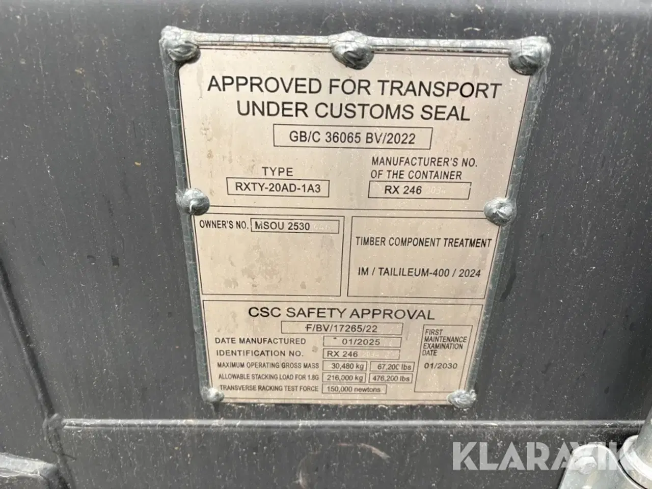 Billede 12 - Skibscontainer 20 fod