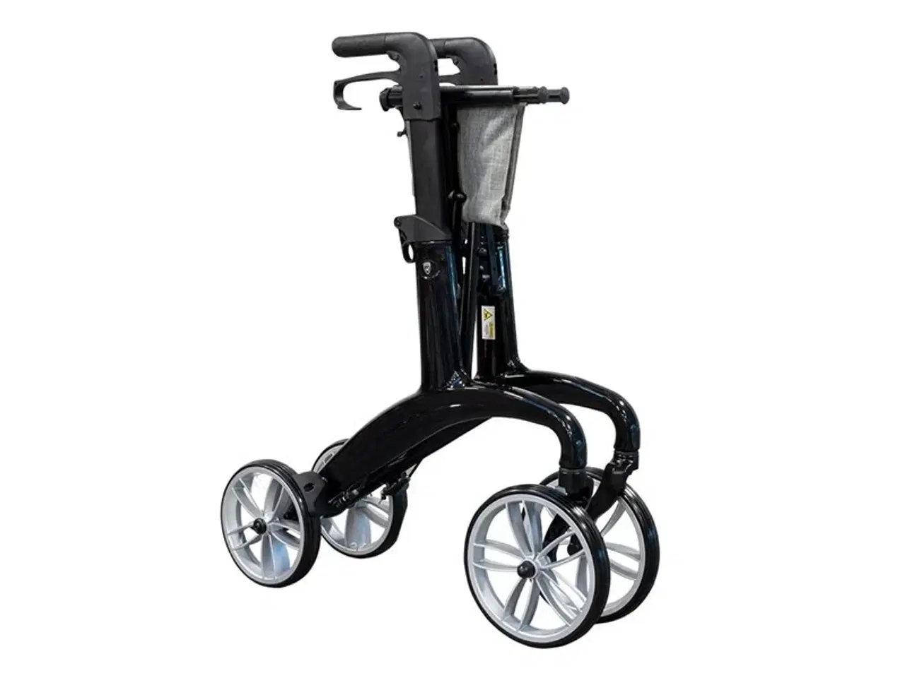 Billede 3 - Lindebjerg Rollator - HF-350 letvægts - SPAR 50% - Sort - Inkl. tilbehør