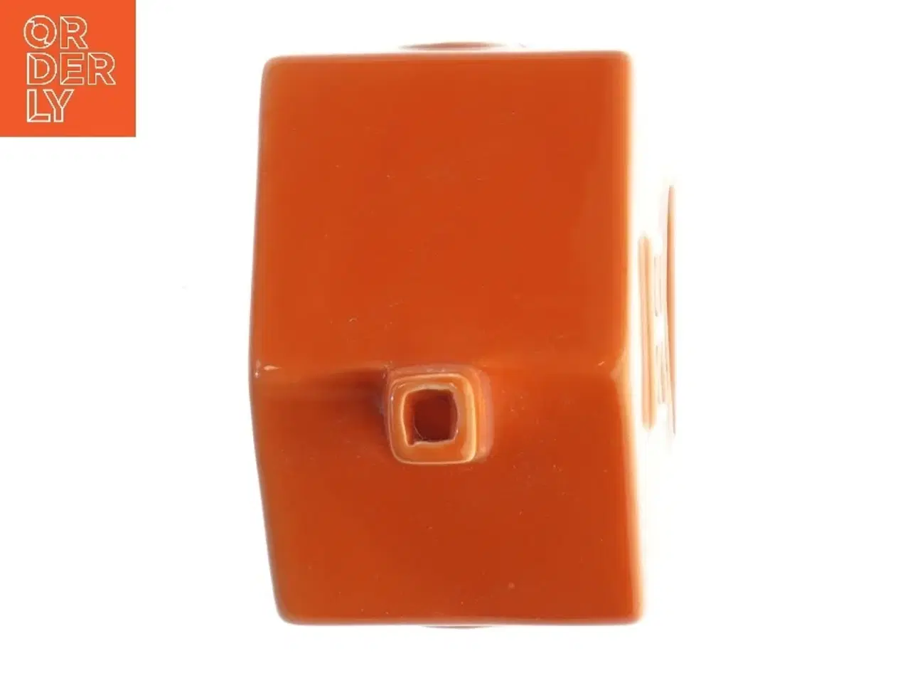 Billede 3 - Keramikhus til fyrfadslys (str. 17x10,5x7 cm)