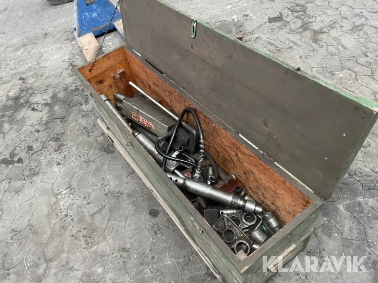 Billede 3 - Hydraulisk opretterværktøj og dækjern