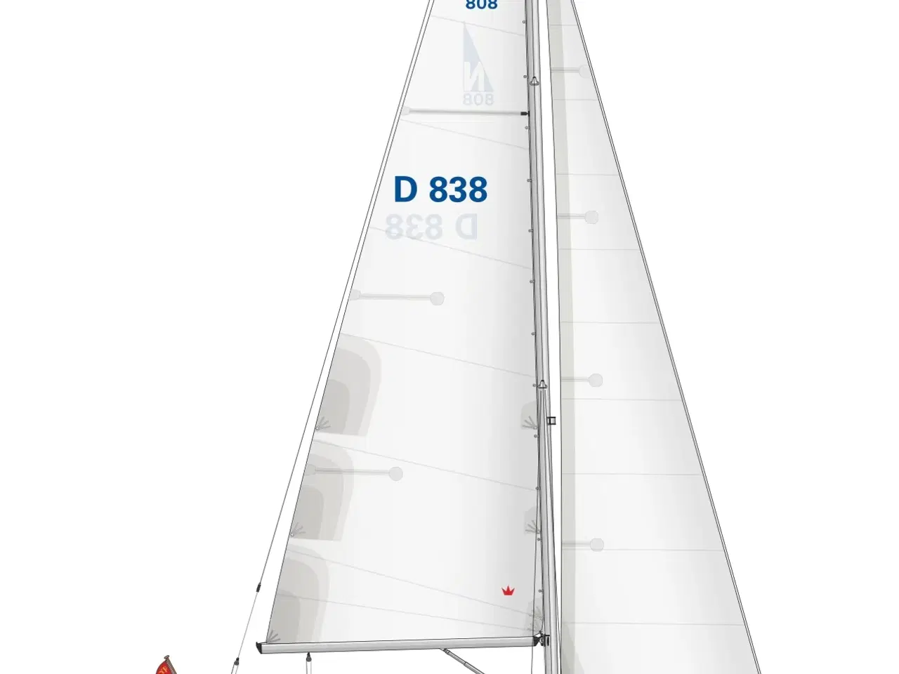 Billede 2 - Sejlbåd, Nordship 808