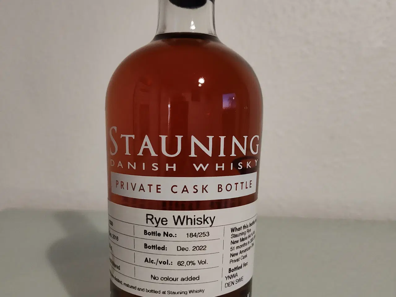 Billede 1 - Stauning whisky private cask 