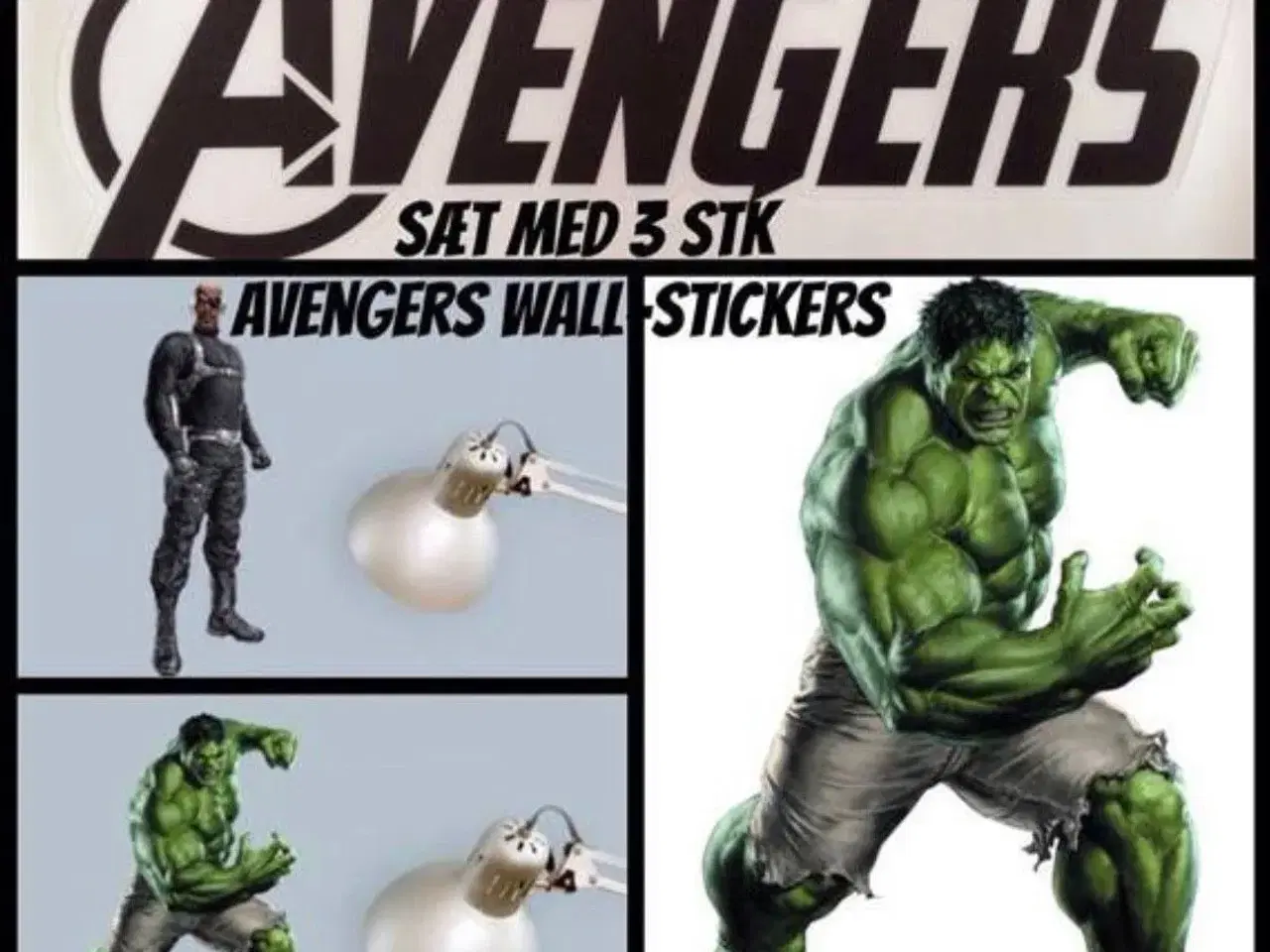 Billede 9 - Avengers Hulk Wallstickers med Avengers / Hulk