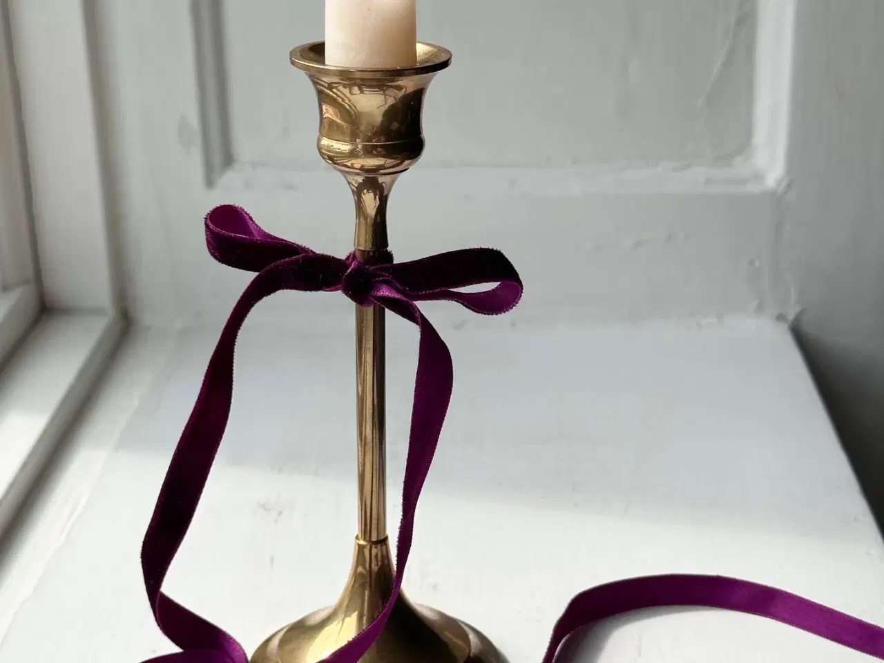 Billede 1 - Spinkel messingstage, høj