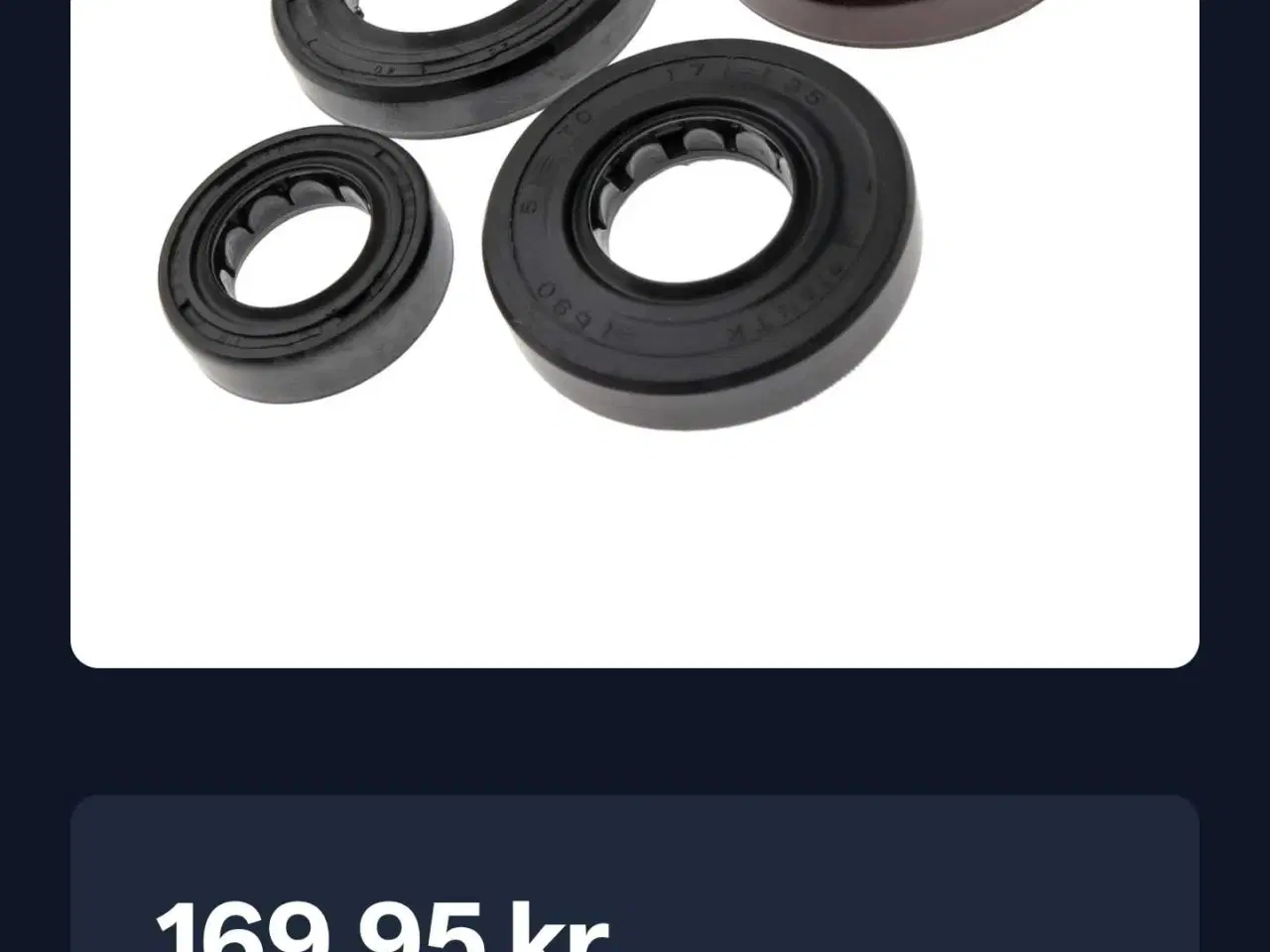 Billede 3 - PGO Hot 50 / Dr.Big. Nyt Originalt Simmerringe Sæt