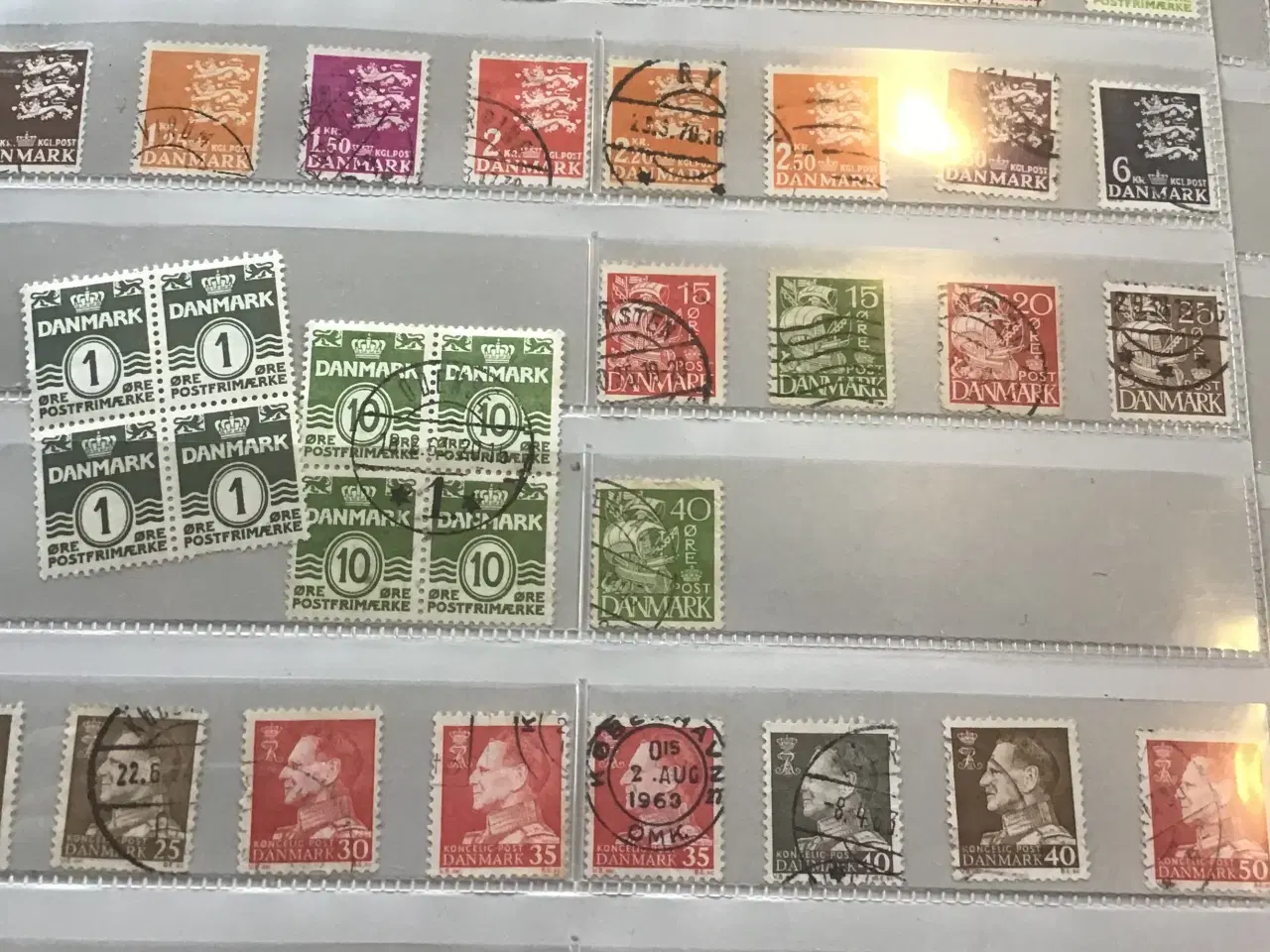 Billede 2 - Frimærker, 3 mapper