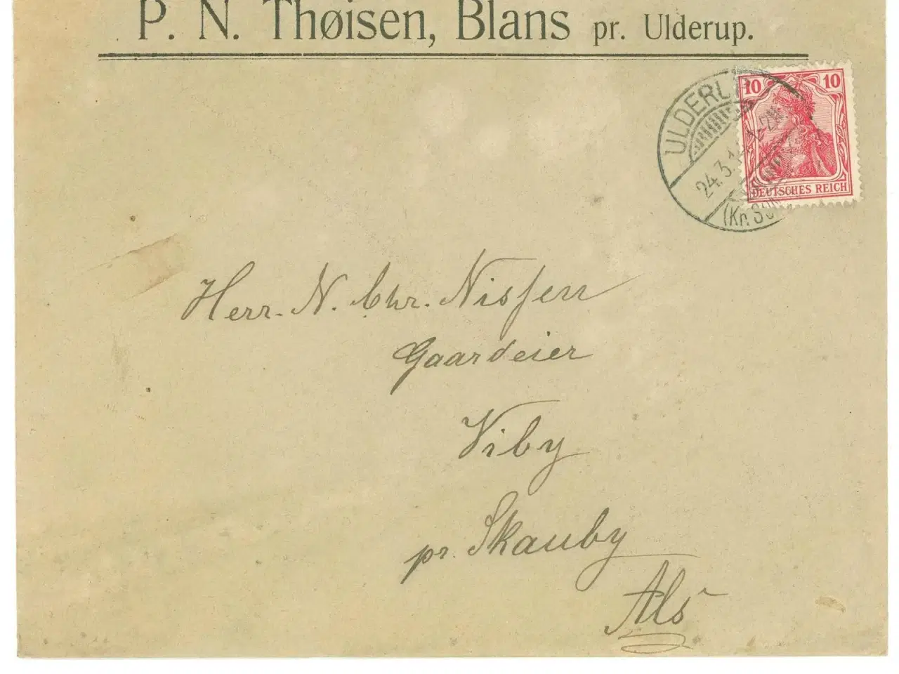 Billede 1 - Blans pr. Ulderup 1914