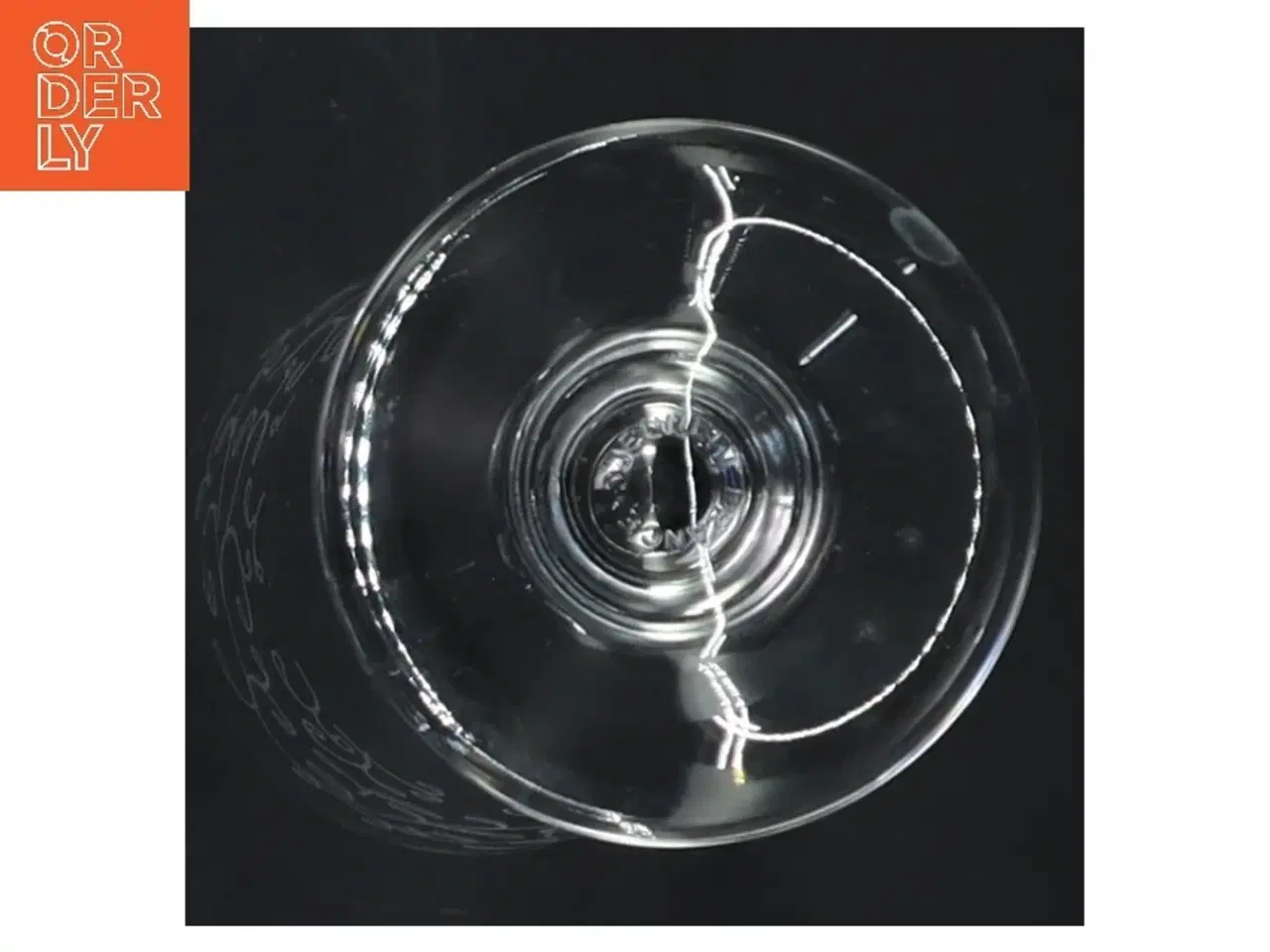 Billede 2 - Champagneglas med gravering (str. Ø 5,5 cm længde 16 cm)