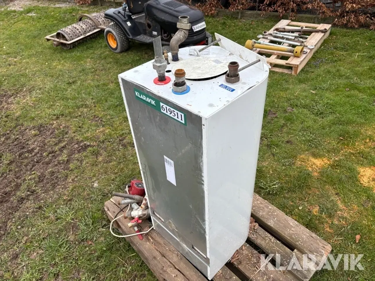 Billede 3 - Varmtvandsbeholder med cirkulationspumper og ekspansionsbeholder Methro Therm, Grundfos og Varem