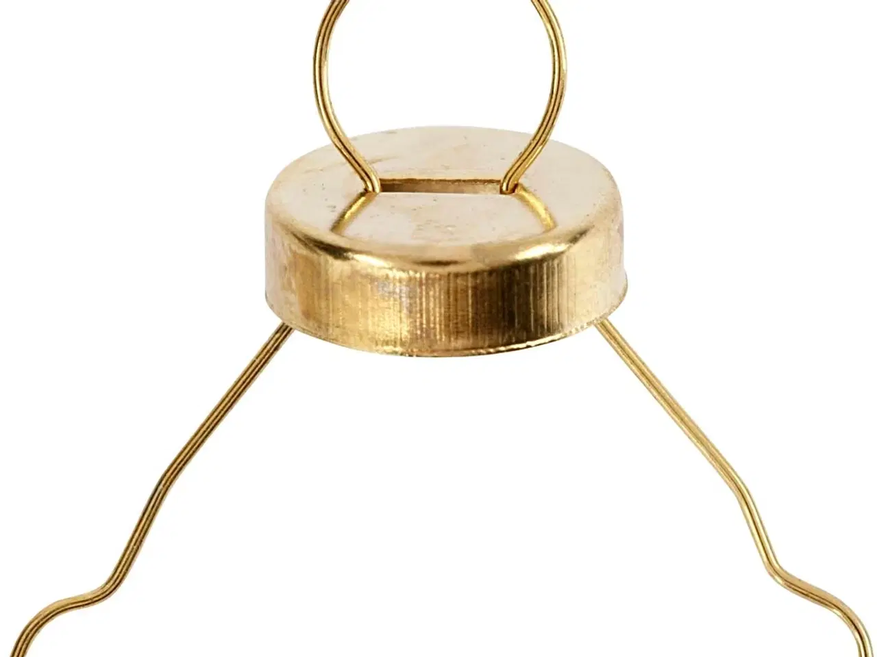 Billede 1 - Ophæng, diam. 13 mm, hulstr. 5 mm, guld, 25stk./ 1 pk.