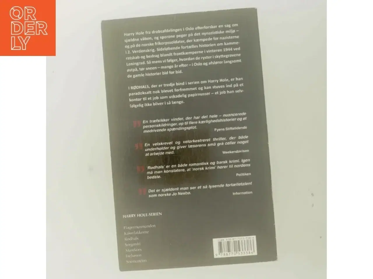 Billede 3 - Rødhals af Jo Nesbø (Bog)