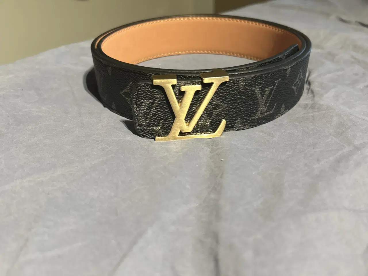 Billede 1 - Louis Vuitton bælte sort og guld