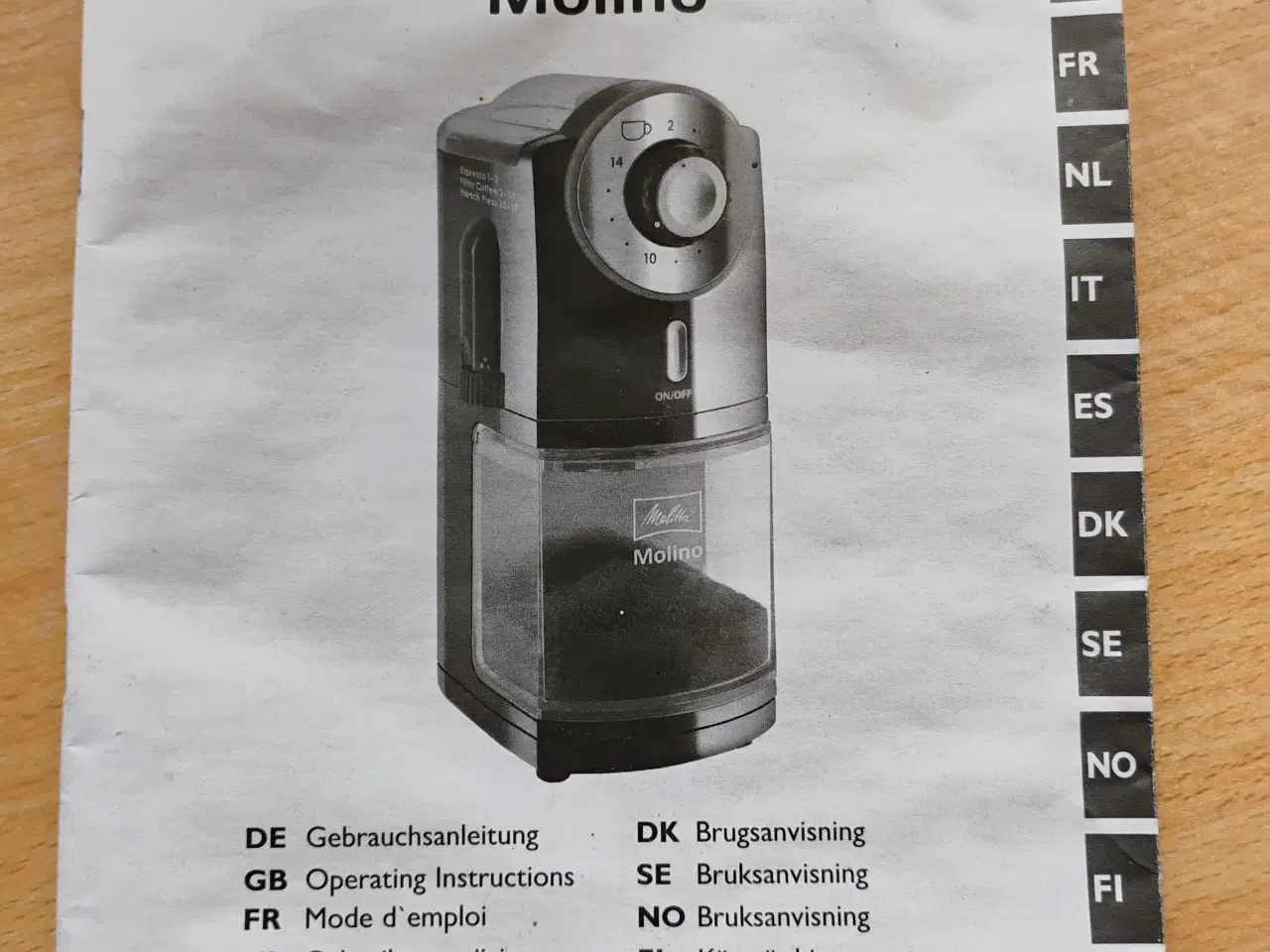 Billede 1 - Melitta Molino kaffemølle