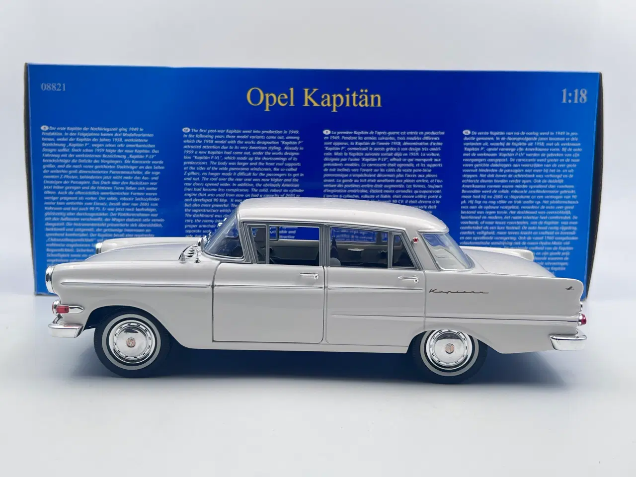 Billede 8 - 1960 Opel Kapitän P2 1:18  Flot og detaljeret