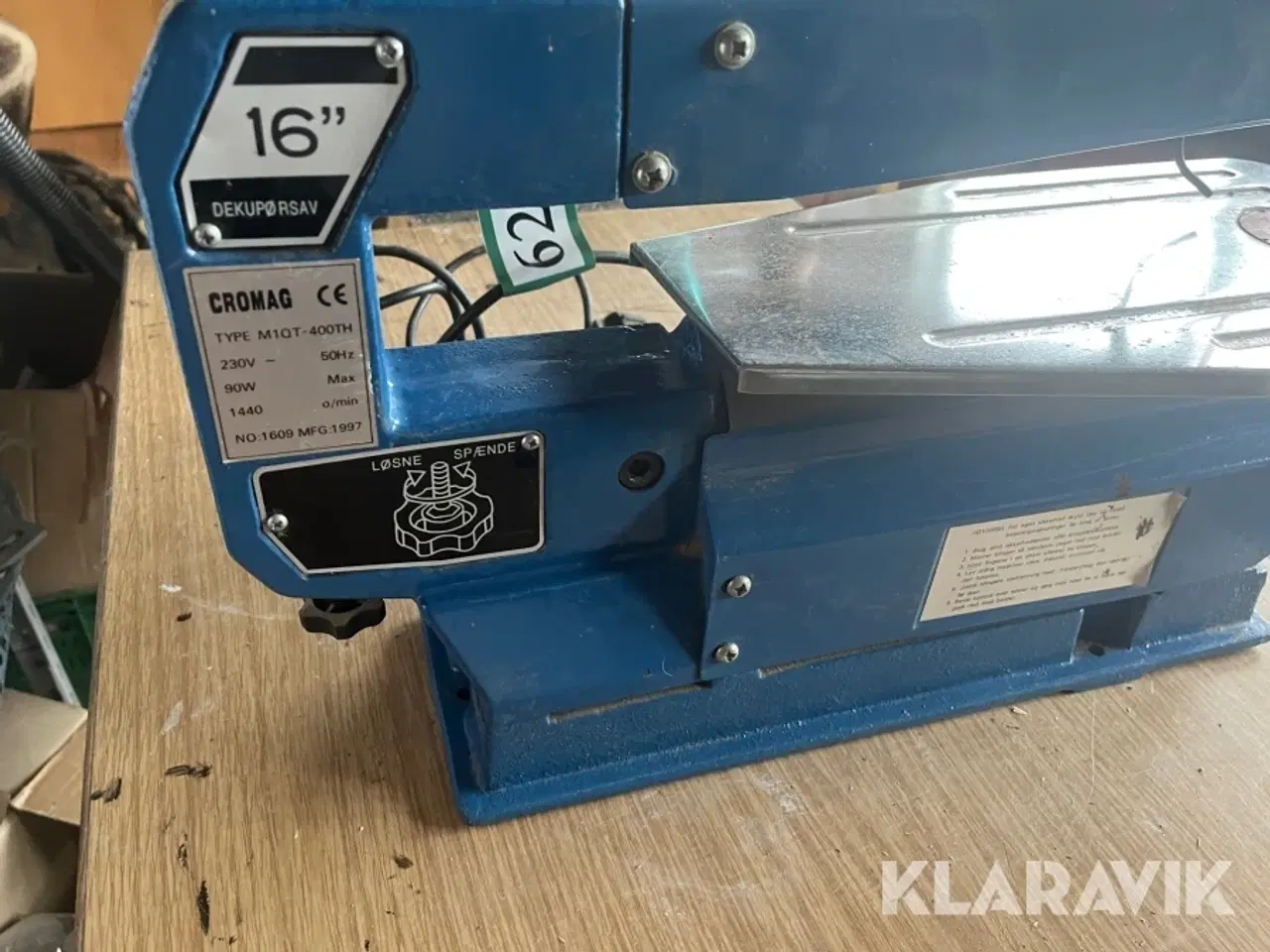 Billede 2 - Sav CROMAG M1QT-400TH
