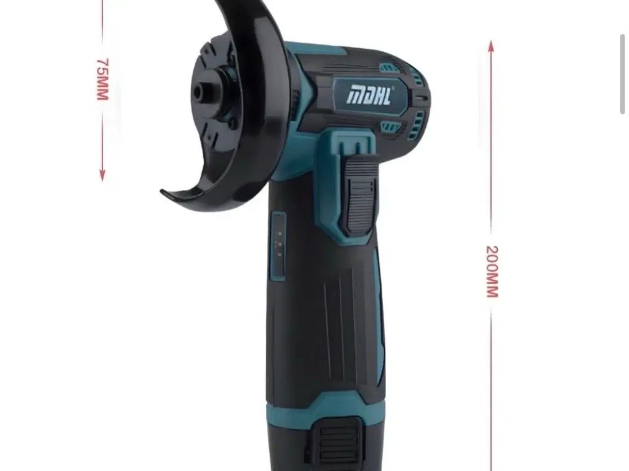 Billede 2 - Vinkelsliber med 2 batterier