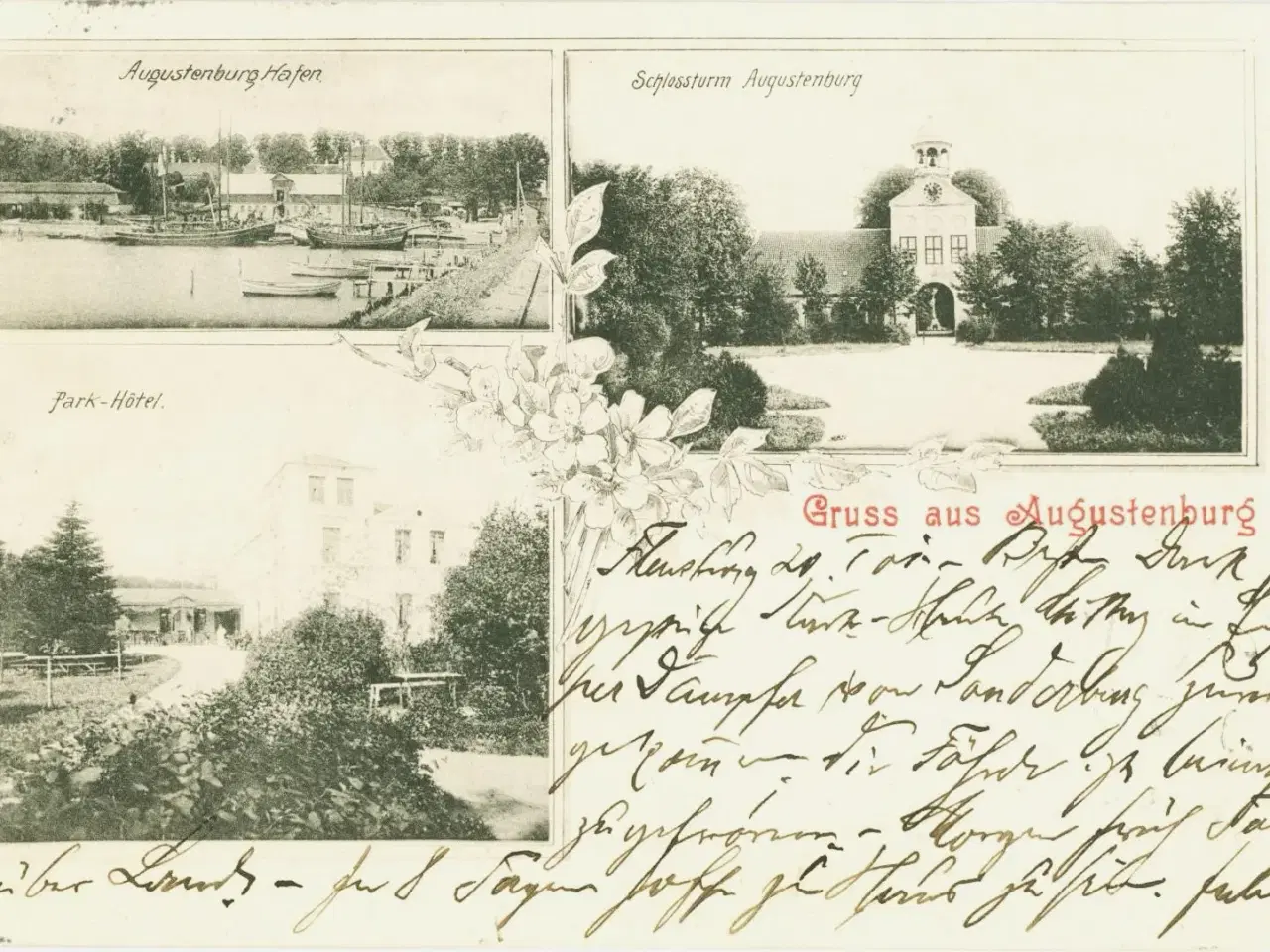Billede 1 - Gruss aus Augustenburg.1901