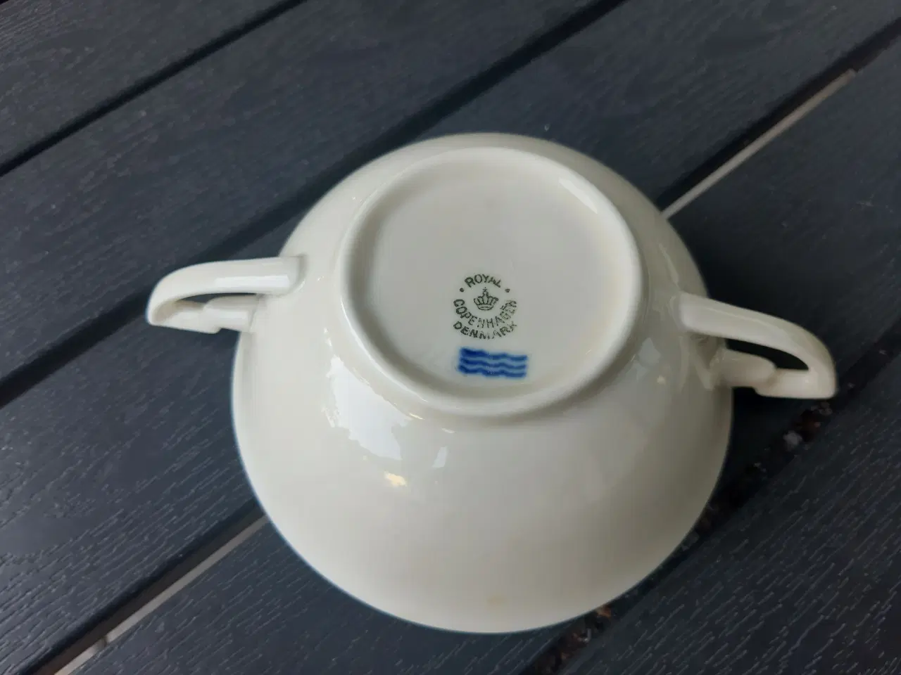 Billede 3 - Bouillon/suppekop Royal Copenhagen