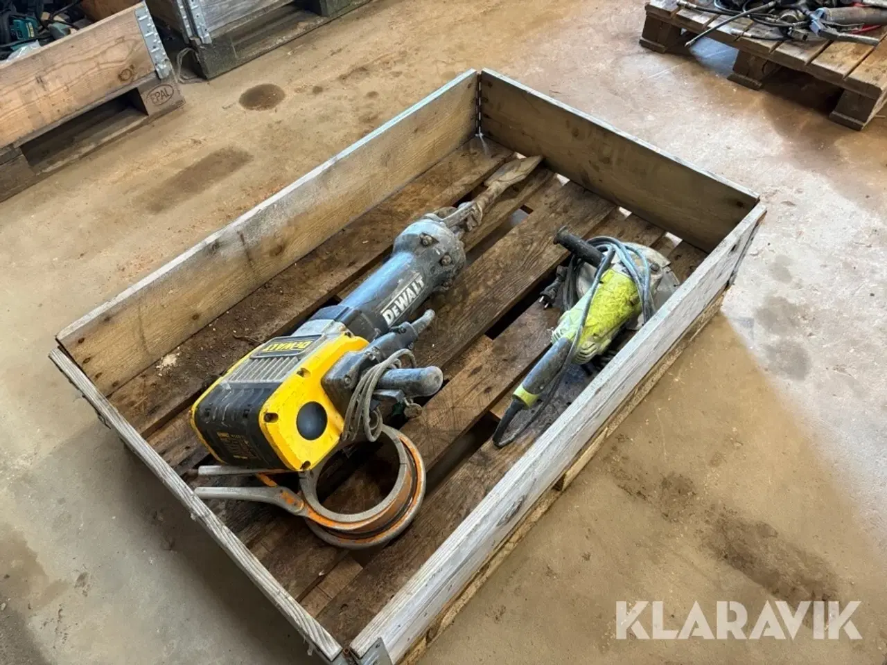 Billede 4 - Nedbrydningshammer og vinkelsliber Dewald D25980