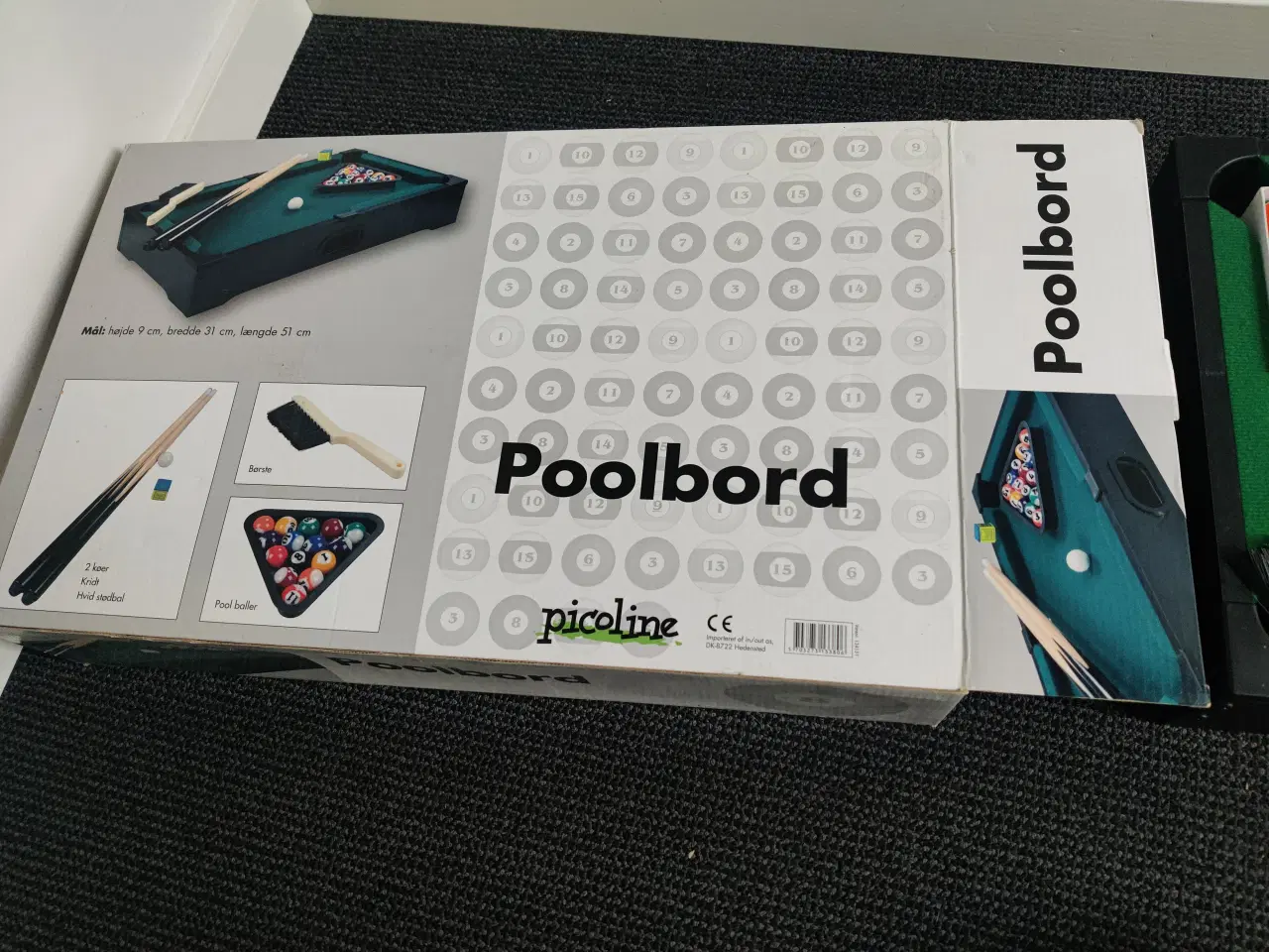 Billede 1 - Helt ny Mini poolbord 