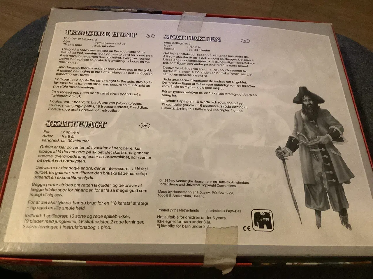 Billede 3 - Skattejagt bræt spil med pirater