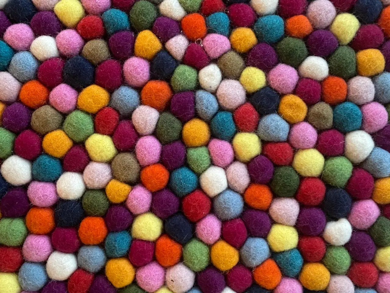 Billede 3 - HAY kugletæppe multi colour (Pinocchio) Ø90 cm