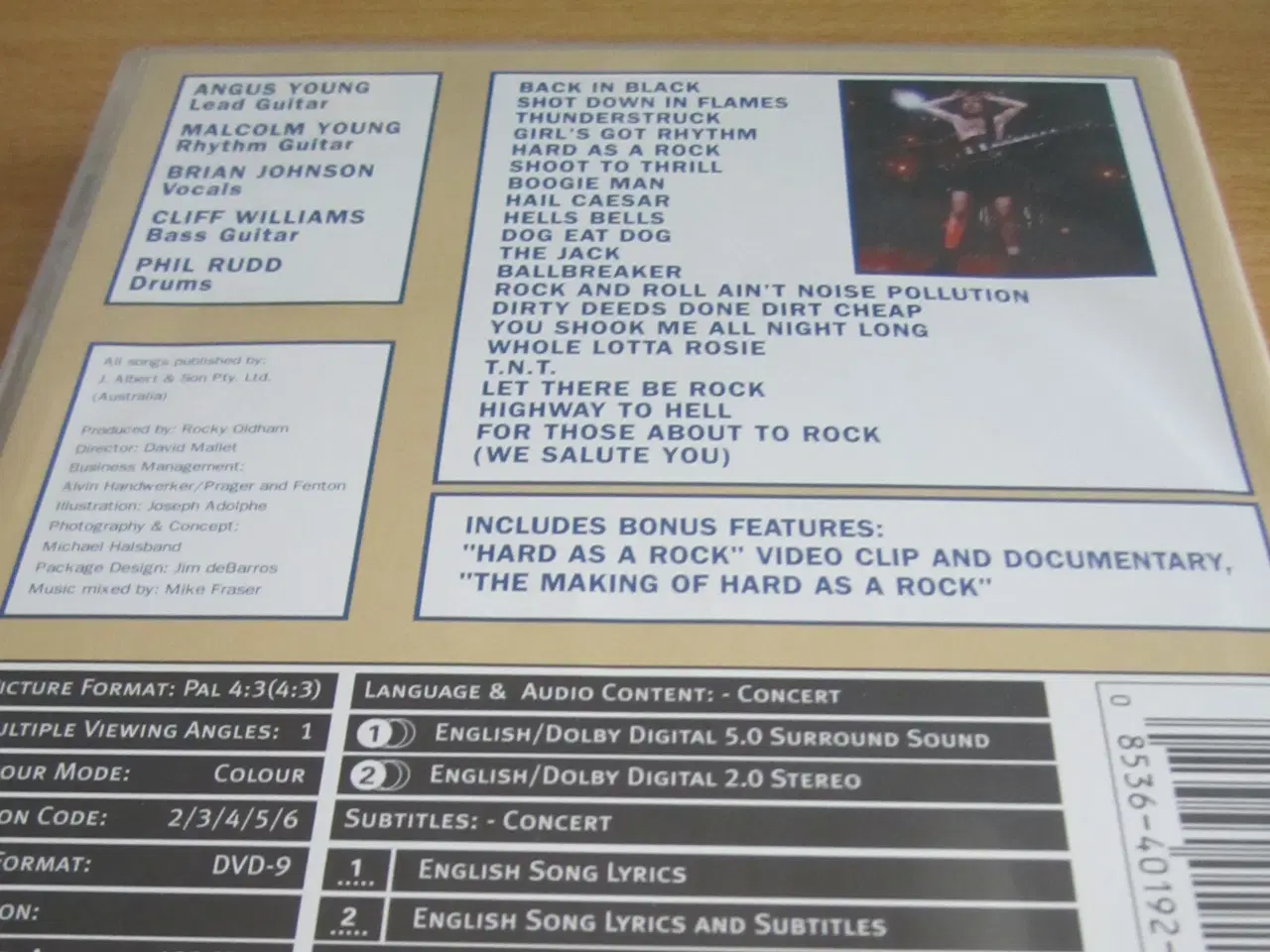 Billede 2 - AC/DC. No Bull. Live - Plaza De Toros.