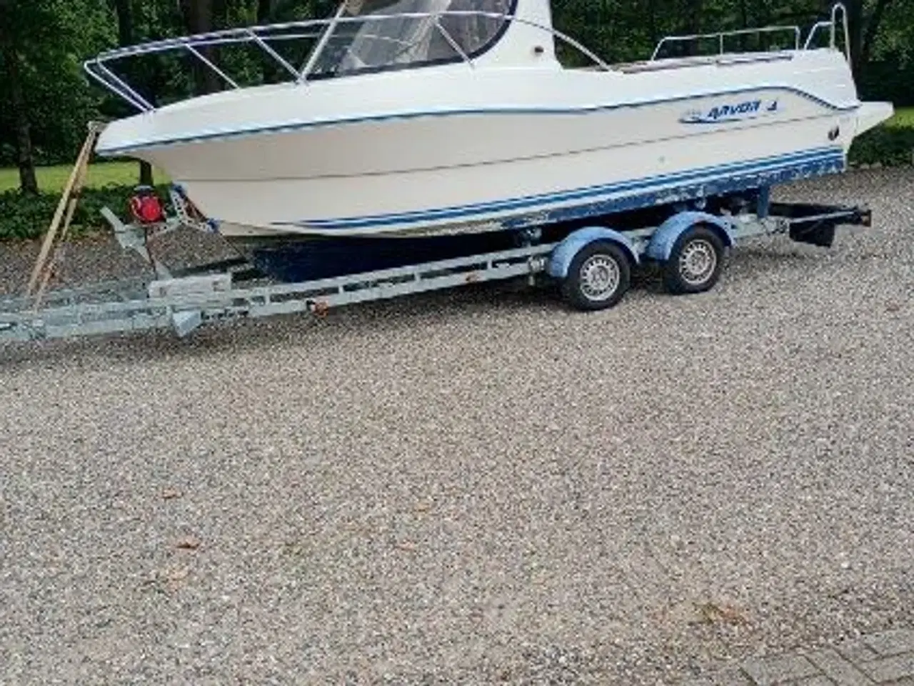 Billede 2 - Fiskerbåd med bådtrailer og el-spil