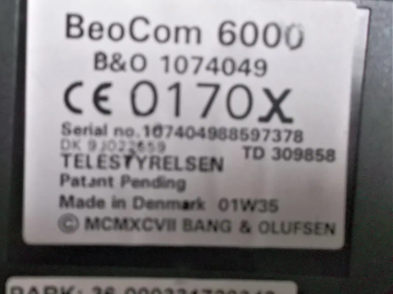 Billede 4 - BeoCom 6000 trådløse bordtelefoner med basestation