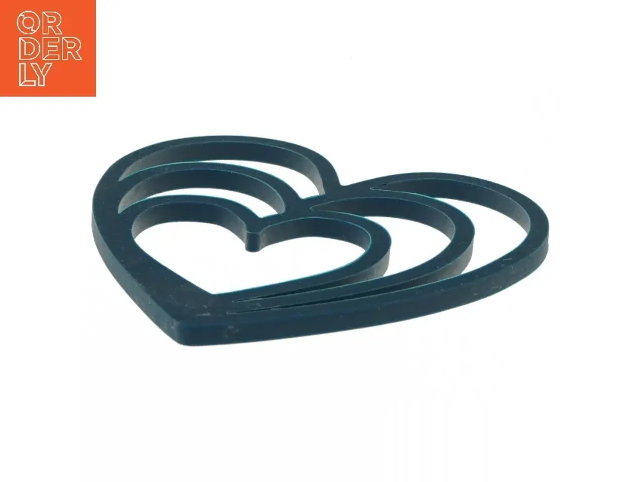 Billede 1 - Hjerteformet bordskåner (str. 16x15 cm)