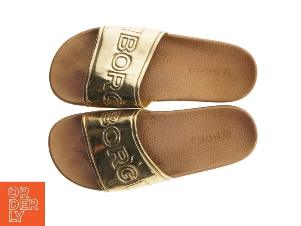 Billede 1 - Guld farvede slippers fra Bjrn Borg (str. 39)