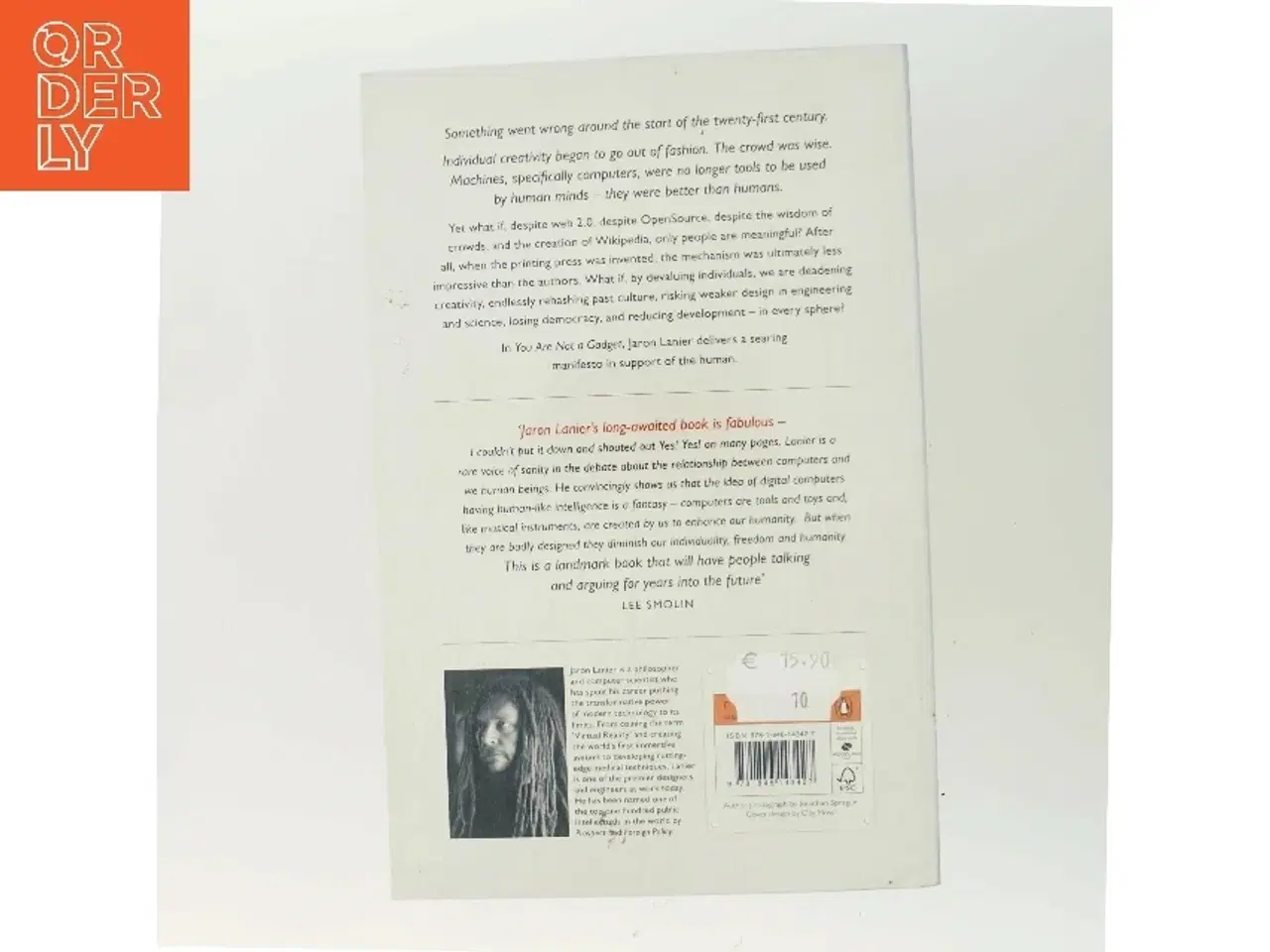 Billede 3 - You are not a gadget : a manifesto af Jaron Lanier (Bog)