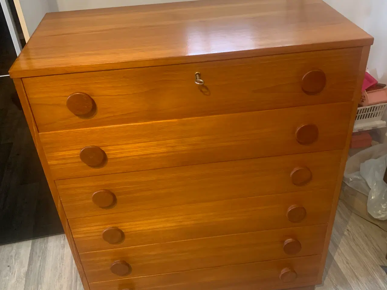Billede 1 - Teaktræ kommode rigtig flot