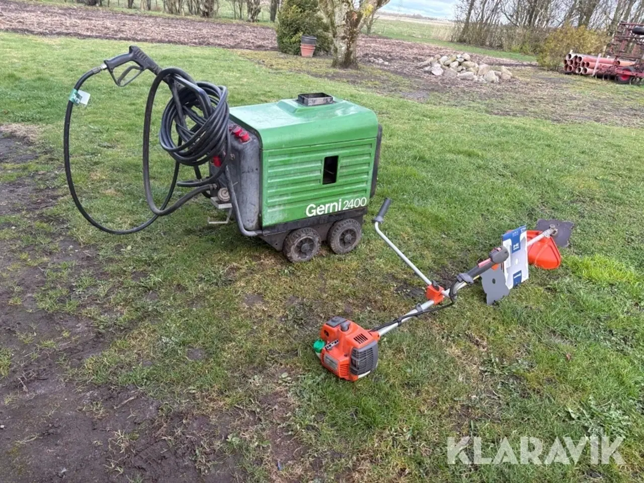 Billede 3 - Hedvandsrenser og buskryder Gerni 2400 og Husqvarna 325R