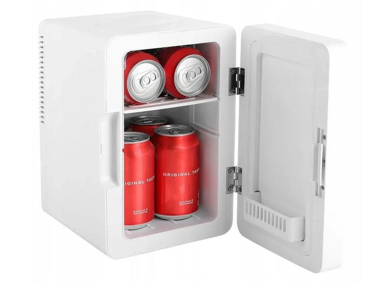 Billede 11 - Elle 6 l hvidt mini-køleskab med LED makeupspejl