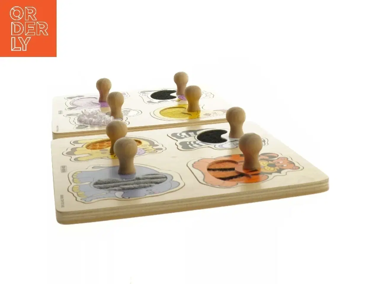 Billede 2 - Puslespil med dyr (str. 20 x 20 cm)