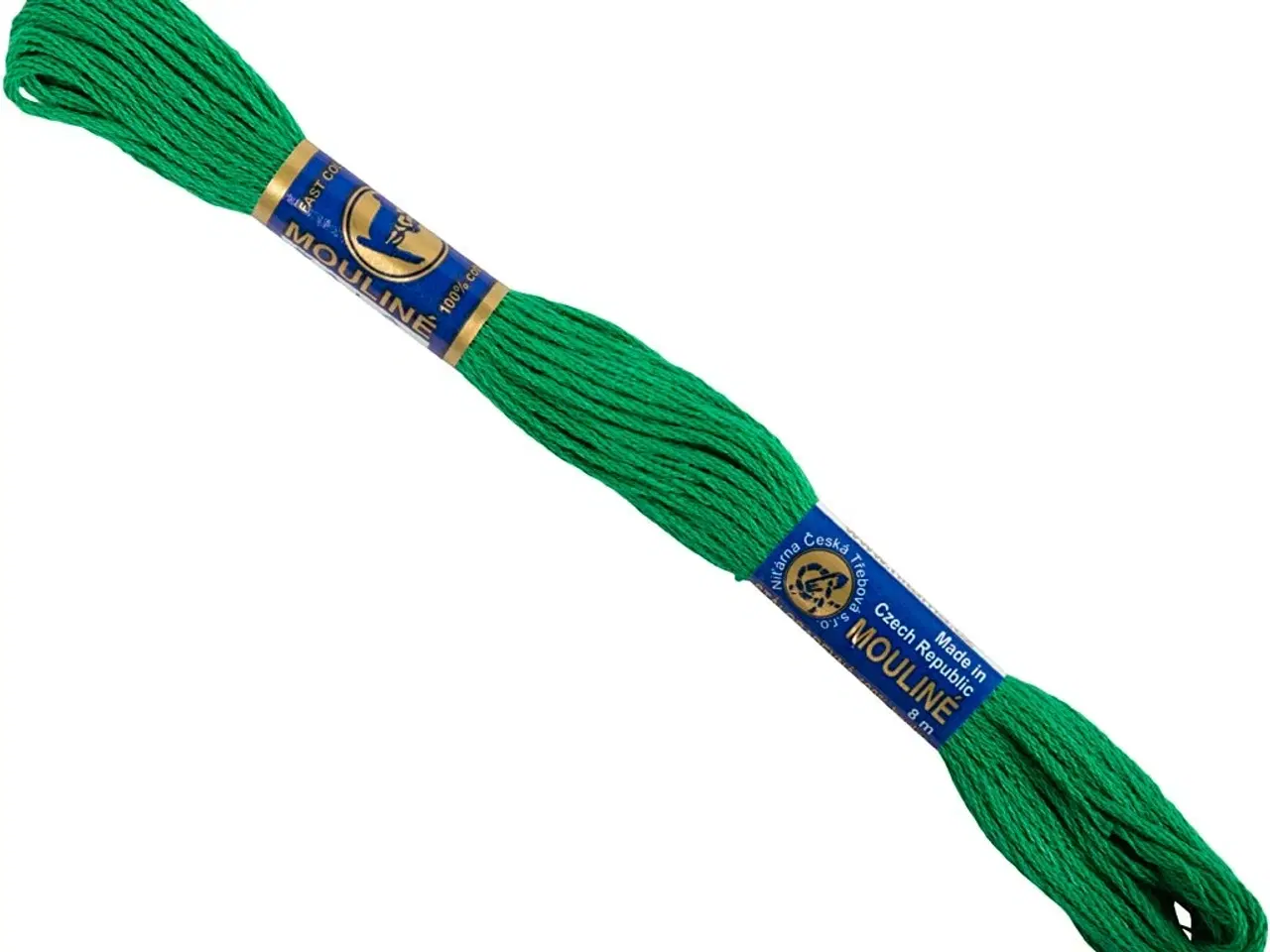 Billede 1 - Broderigarn Grøn - 12m, 6 Tråde i Pakken