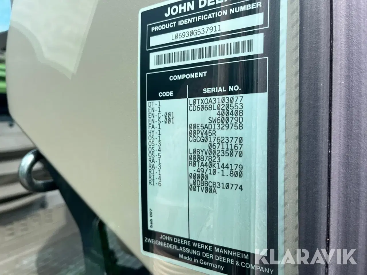 Billede 7 - Traktor John Deere 6930 Premium