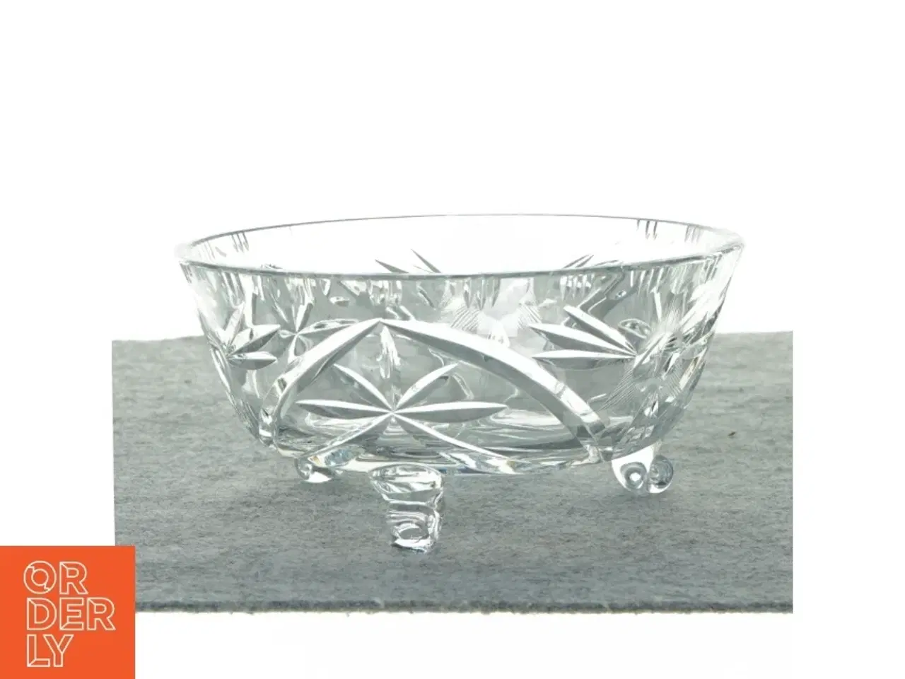 Billede 1 - krystalskål (str. 21 x 10 cm)