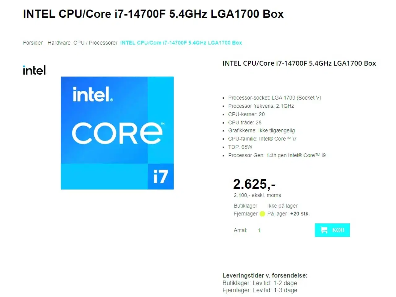 Billede 2 - HELT NYE RAM OG CPU