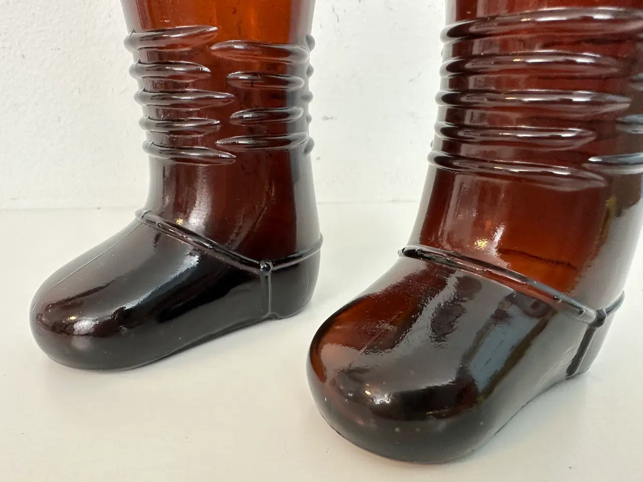 Billede 3 - Ældre støvler i glas / glaskunst