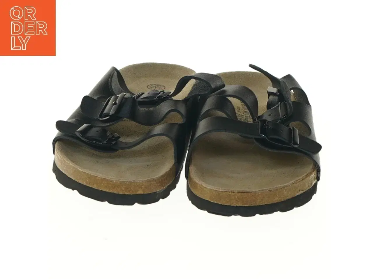 Billede 4 - Sort sandal med remme fra Esmara (str. 37 )