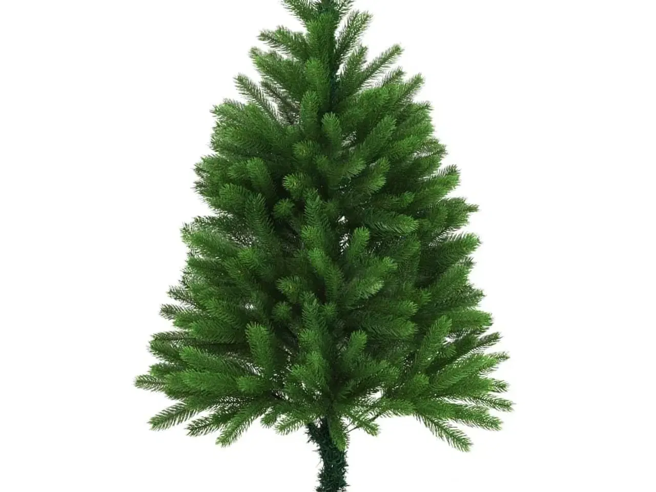 Billede 2 - Kunstigt juletræ med naturtro nåle 120 cm grøn