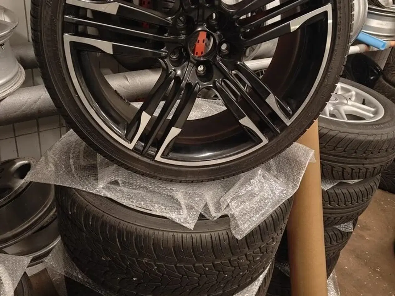 Billede 2 - 4 stk. Fælge m. dæk RONAL 0058 til PORSCHE / VW (MOMSFRI)