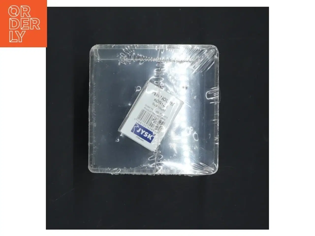 Billede 3 - Lille klar opbevaringsboks fra Jysk (str. 9x9x9 cm)